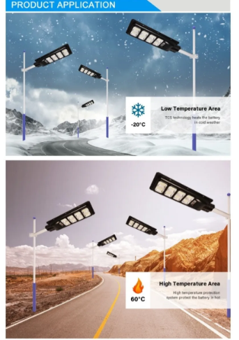 Foco Luminaria Exterior Solar 240w Led Sensor Con Soporte-5