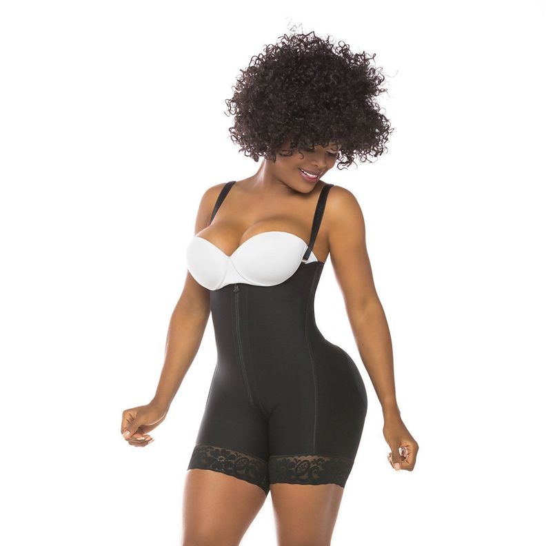 Faja Colombiana Moldeadora y Reductora En Short 215 Negro-2
