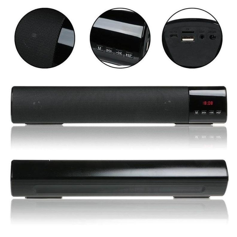 Barra De Sonido Altavoz Parlante Bluetooth Estéreo-2