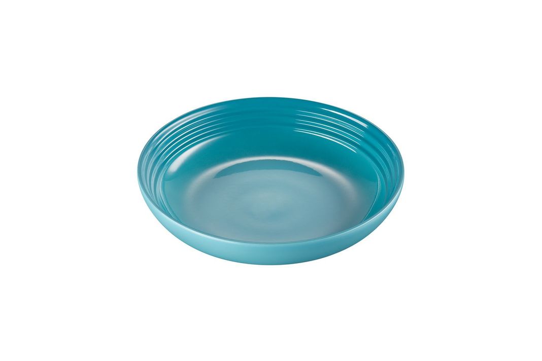 Plato hondo 22cm Azul Caribe-0
