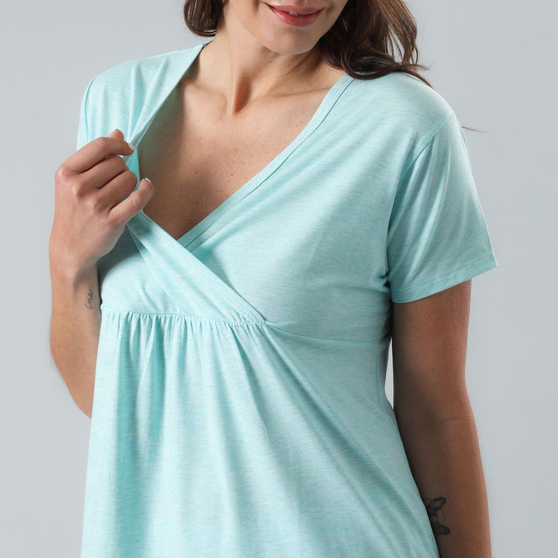 Pijama Maternal Top + Pantalon-2