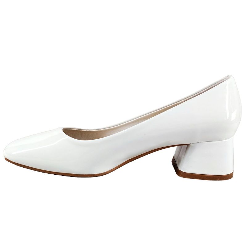Zapato Formal de Mujer Taco bajo 86 Blanco-3