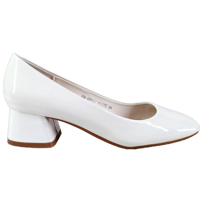 Zapato Formal de Mujer Taco bajo 86 Blanco-0