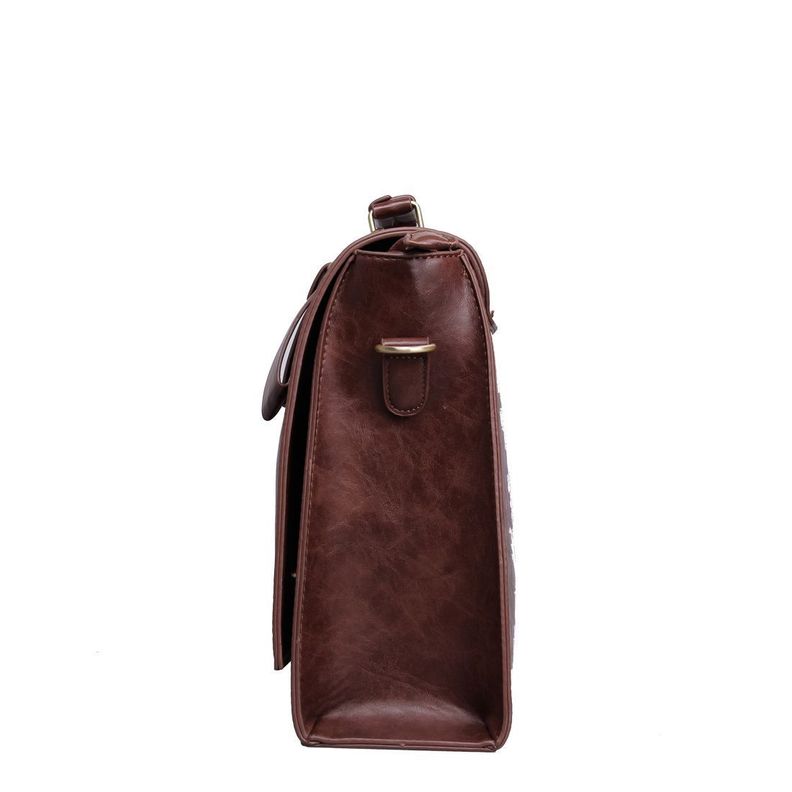 Ecosusi Maletín BOW para laptop 14" - Café-5
