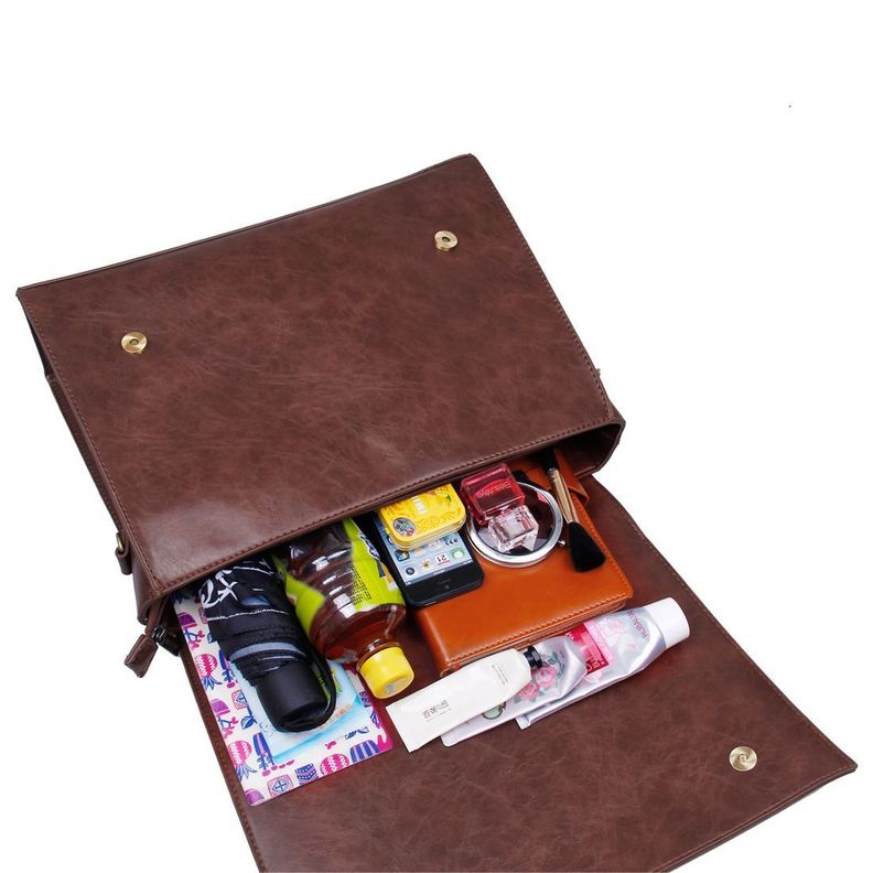 Ecosusi Maletín BOW para laptop 14" - Café-3
