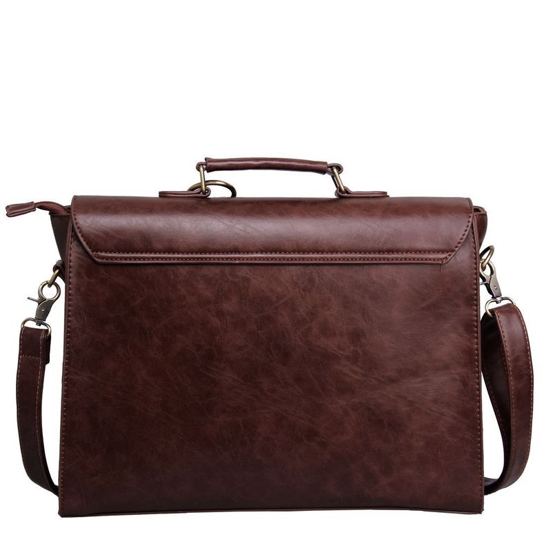 Ecosusi Maletín BOW para laptop 14" - Café-2