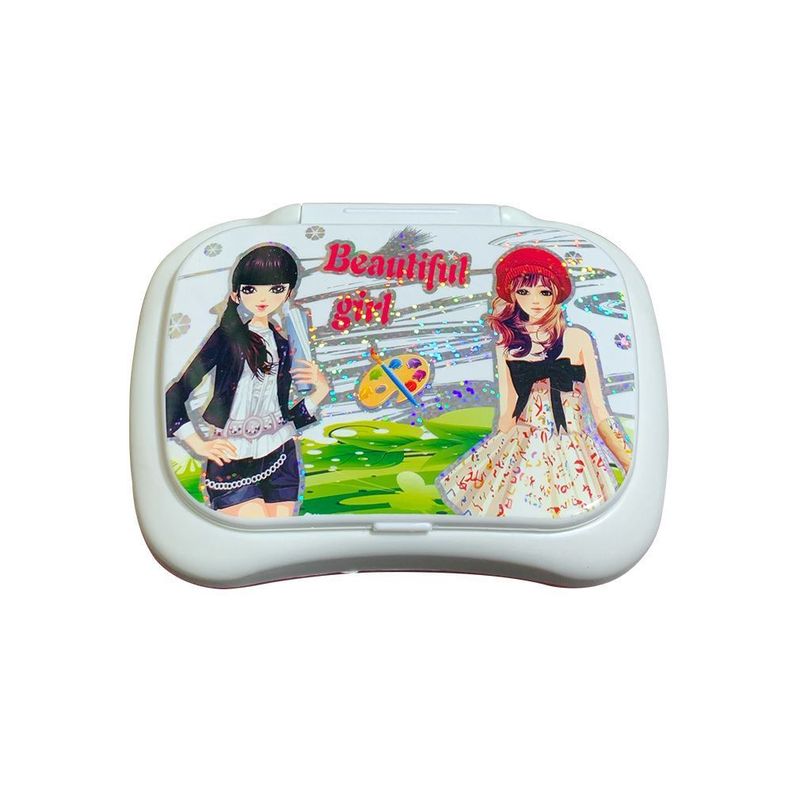 Mini Computador Didactico Ingles Español Niña Rosado-0