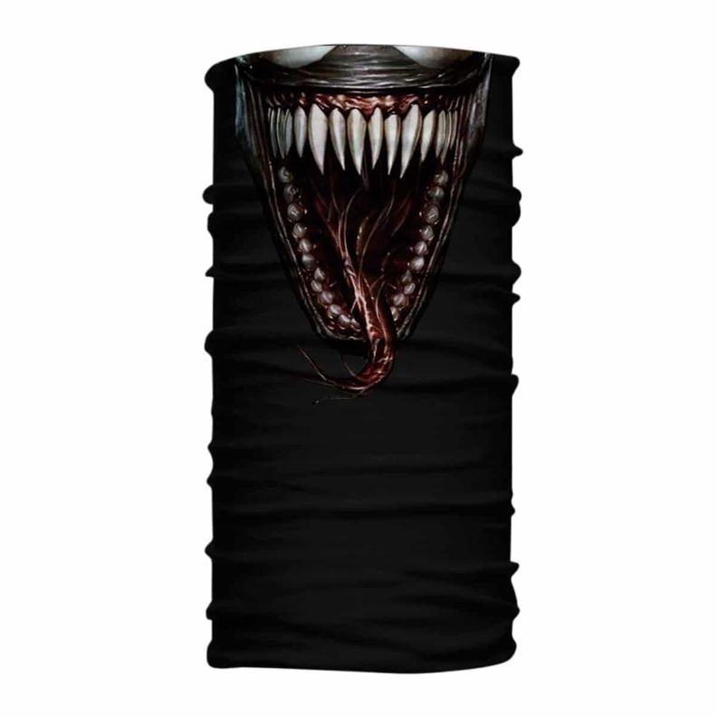 Bandana, Fugaz Store, Negro, Venom Boca Abierta-1