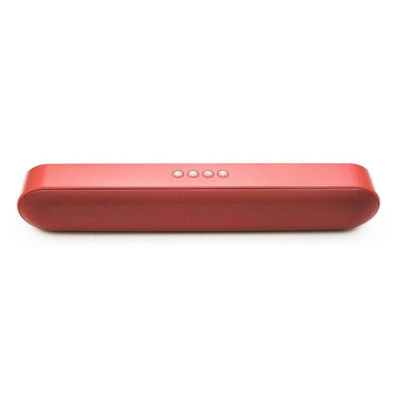 Barra De Sonido Parlante Bluetooth Portátil 10w Rojo - PuntoStore-0