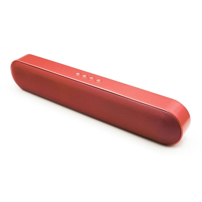 Barra De Sonido Parlante Bluetooth Portátil 10w Rojo - PuntoStore-1