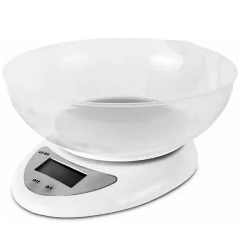Balanza Digital Pesa Cocina + Bowl Medidor Repostería 5kg-1