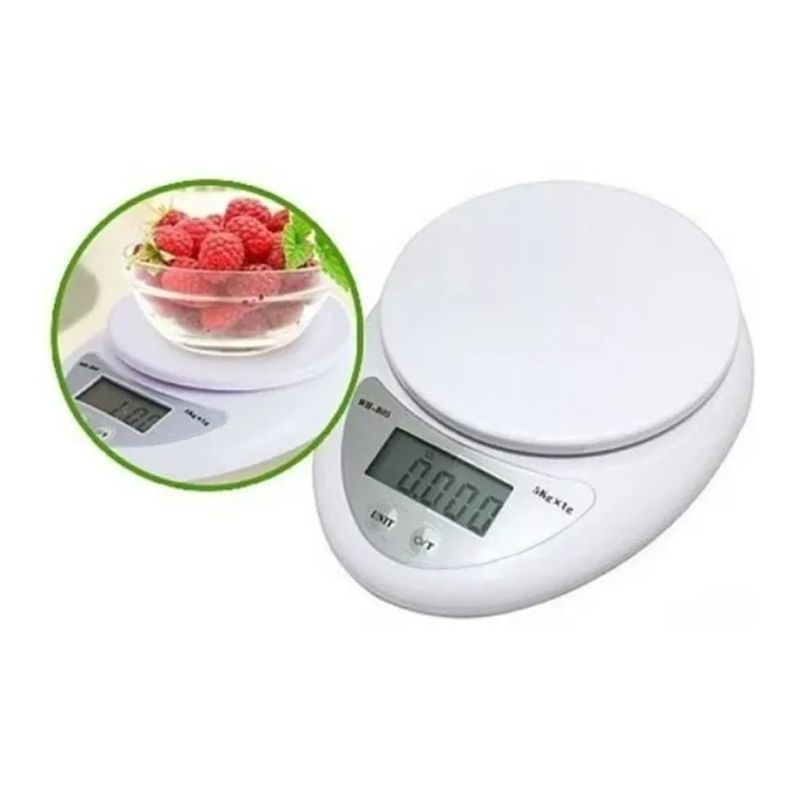 Balanza Digital Pesa Cocina + Bowl Medidor Repostería 5kg-4