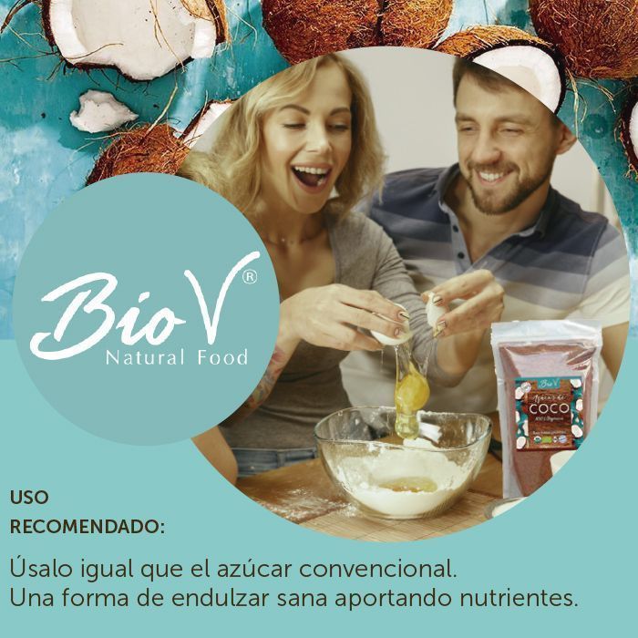 Azúcar de Coco 500gr, Orgánica y libre de gluten-1