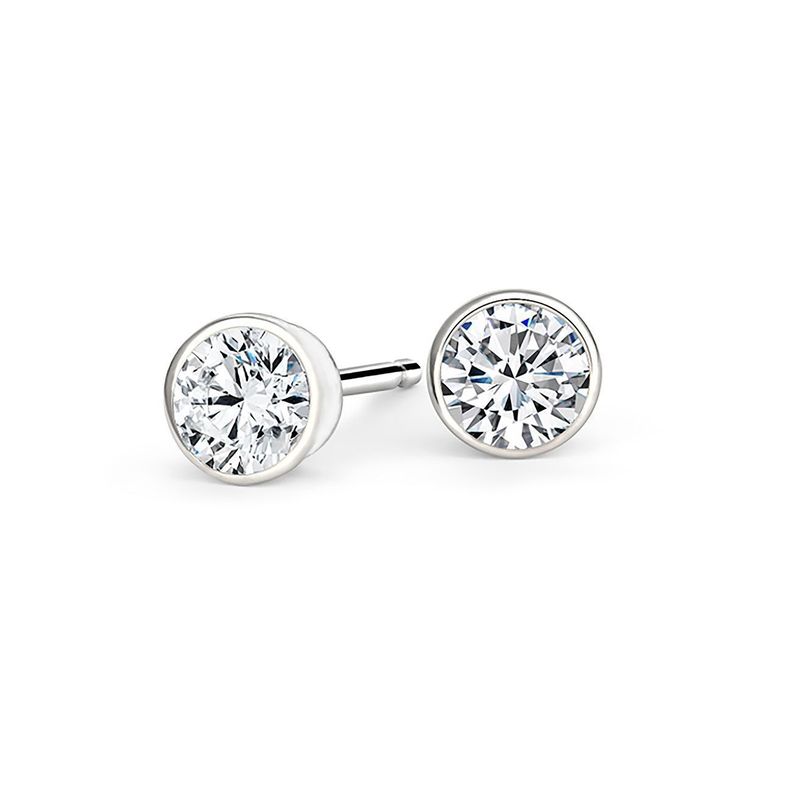 Aros De Plata 925 Punto De Luz - Mabelita-0