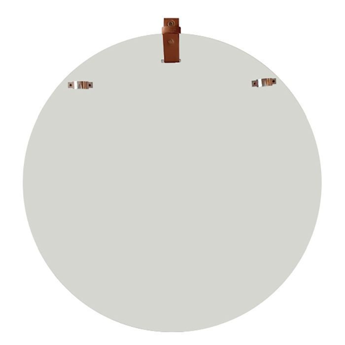 Espejo Redondo Cuero 60 cm-3