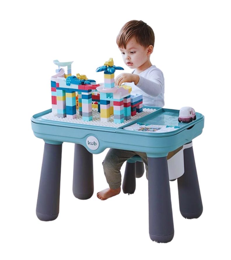 Mesa de Actividades con Tabla para Bloques de construcción-0