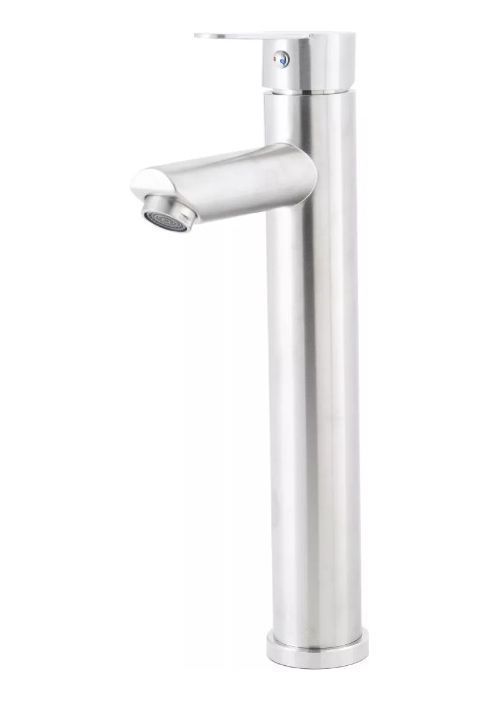 Llave Monomando Lavatorio Modern Alto Inoxidable Taumm-0