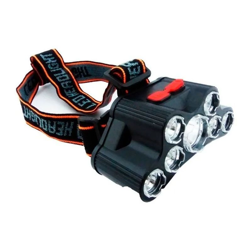 Linterna Minero De 7 Led Recargable Con Usb.-0