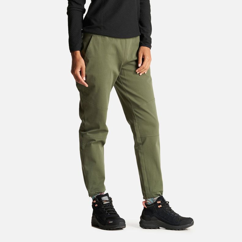 Pantalon Mujer Versatiro Verde Militar Haka Honu-1