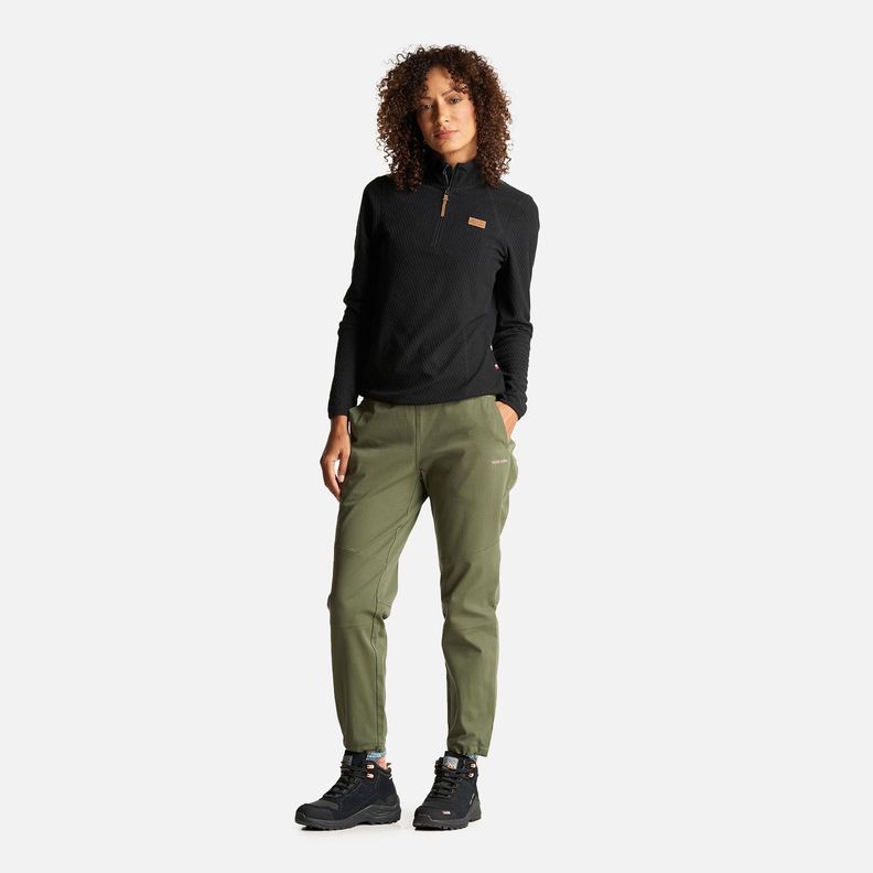 Pantalon Mujer Versatiro Verde Militar Haka Honu-8