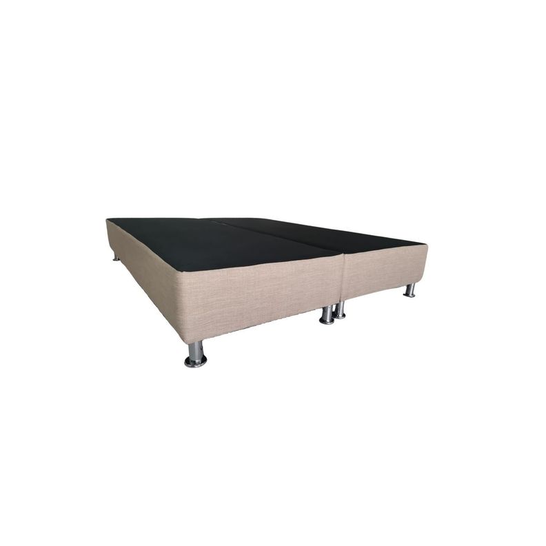 Base Americana 2P dividida Beige Lino Pmetal-0