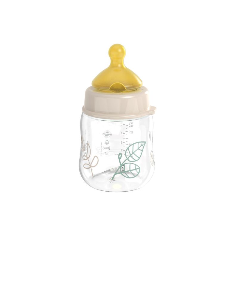 Mamadera Latex Cherry Green 150 ml crema -1