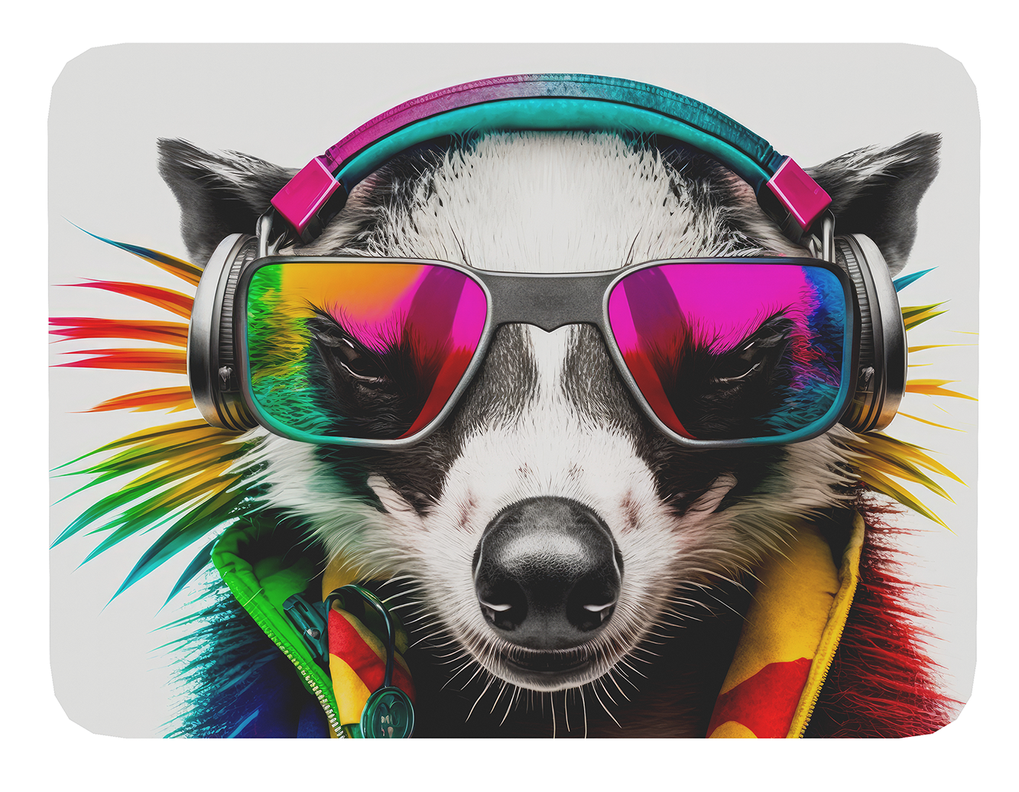 Mouse Pad Perro  Arte de animales - 17cm X 21cm D65-0