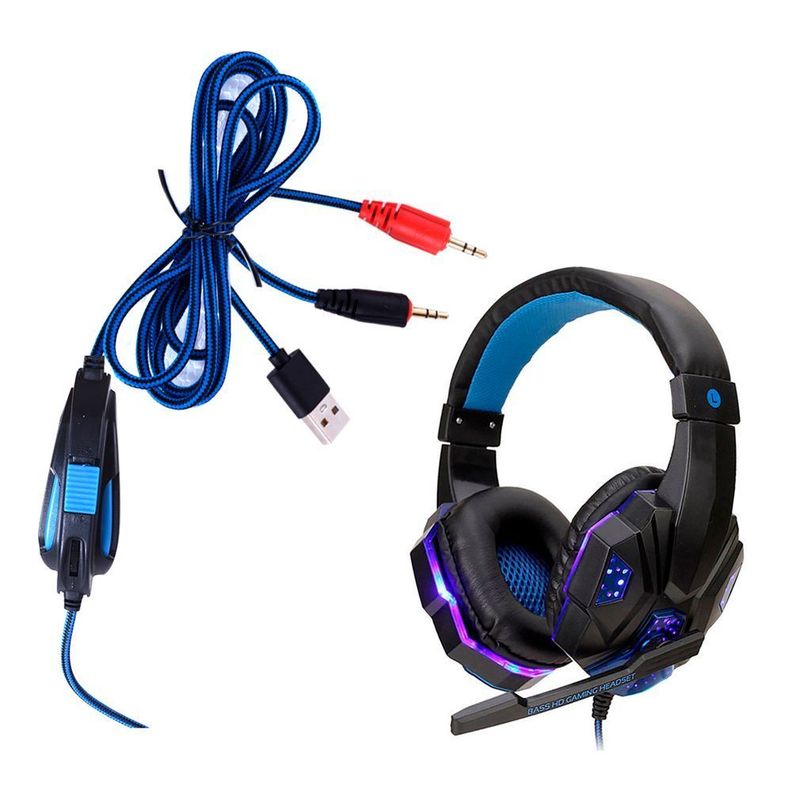 AUDIFONO GAMER AZUL FASTLINK-2