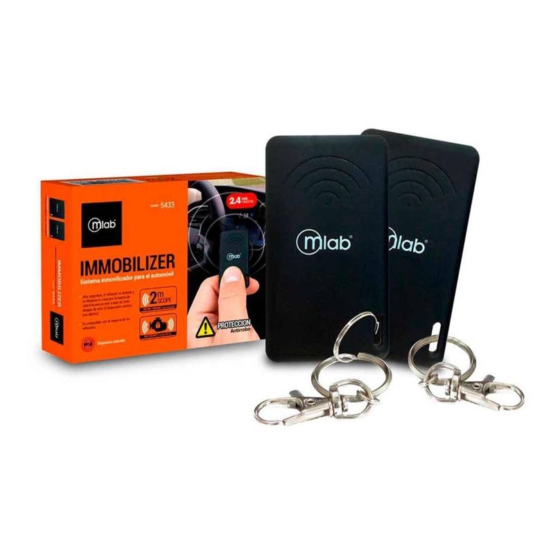 Inmovilizador Corta Corriente Para Automovil 2Mts Negro 5433 Mlab-1