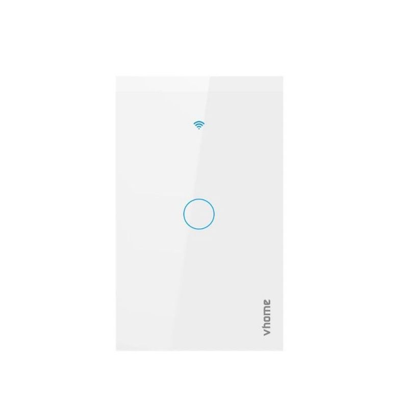 Interruptor Wifi RF Vhome Live LN Touch 1 Canal Compatible Con Google Home y Alexa-1