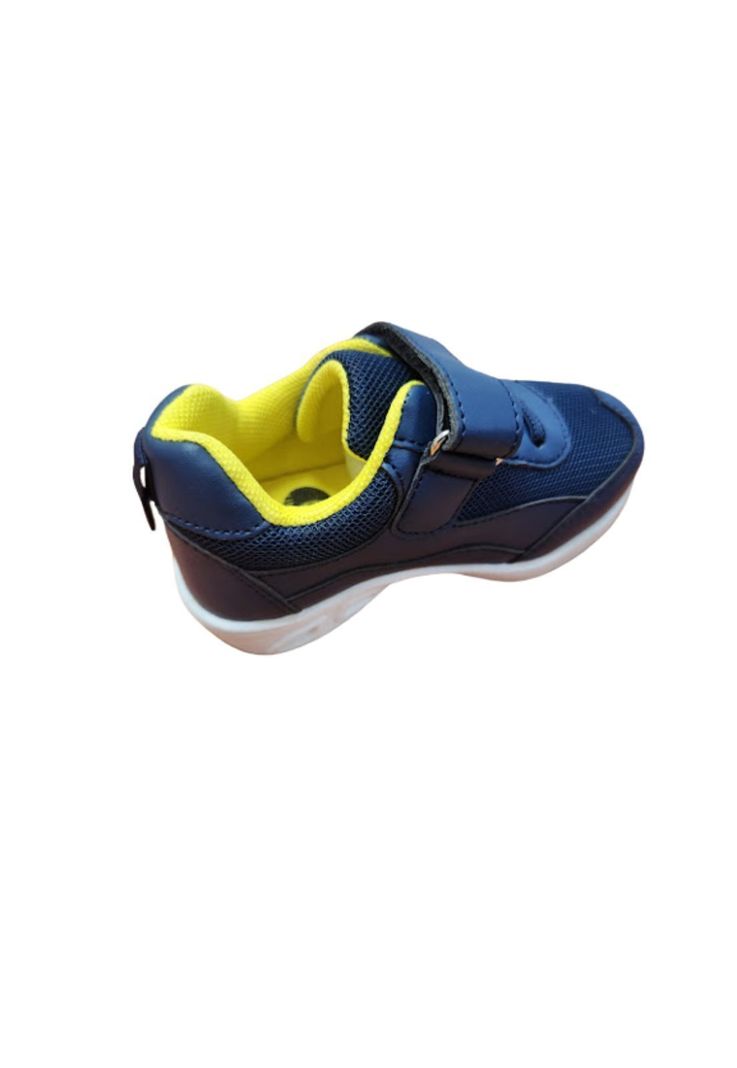 Zapatilla Deportiva Azul Amarillo Niño-1