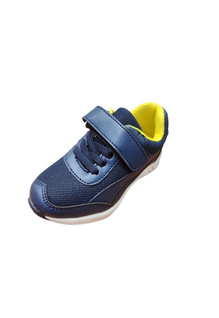 Zapatilla Deportiva Azul Amarillo Niño-0