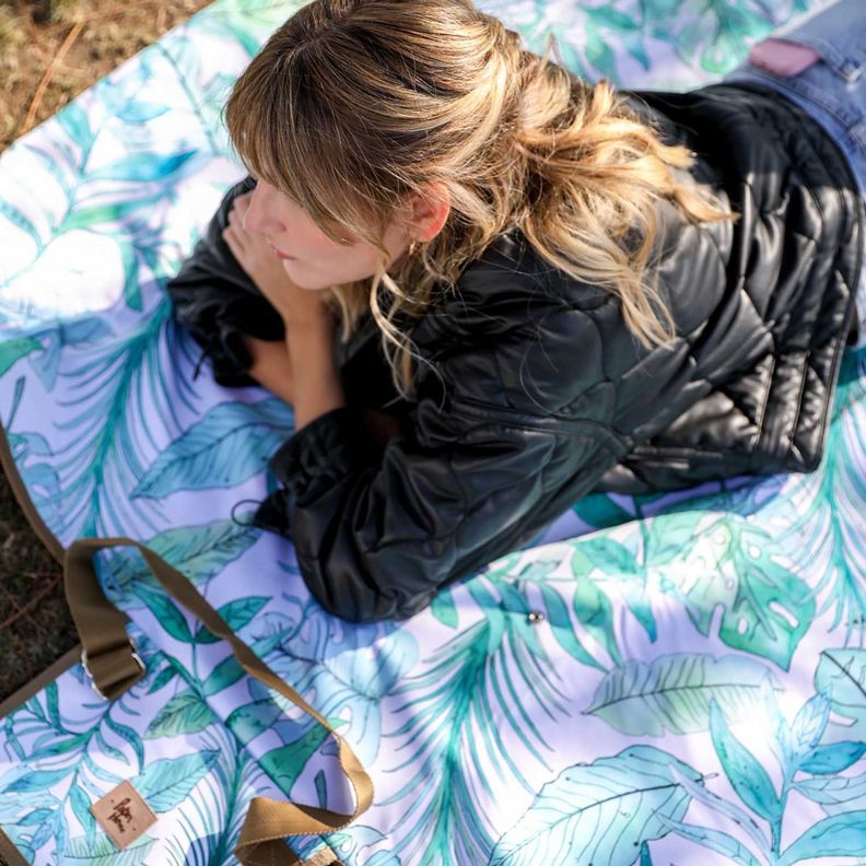 Manta de picnic anti manchas XL botánica Paper-Home-2