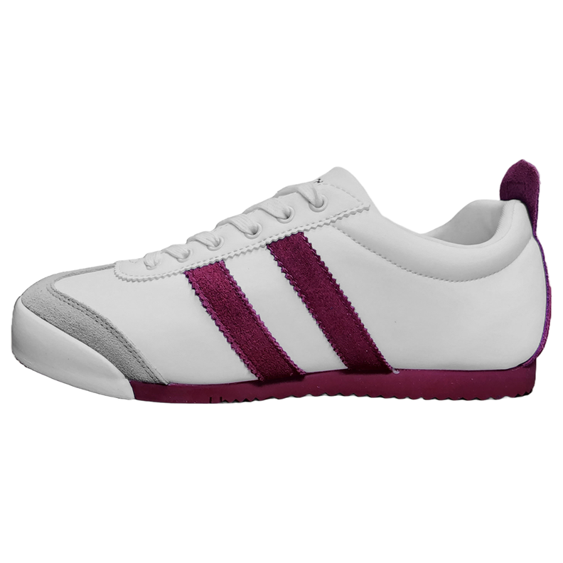 Zapatilla Unisex North Star Classic Retro Blanco y Rojo-1