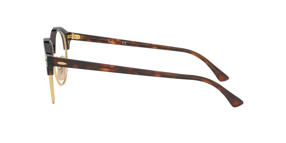 Lentes Ópticos Ray-Ban RX4246V Clubround Havana Unisex-2