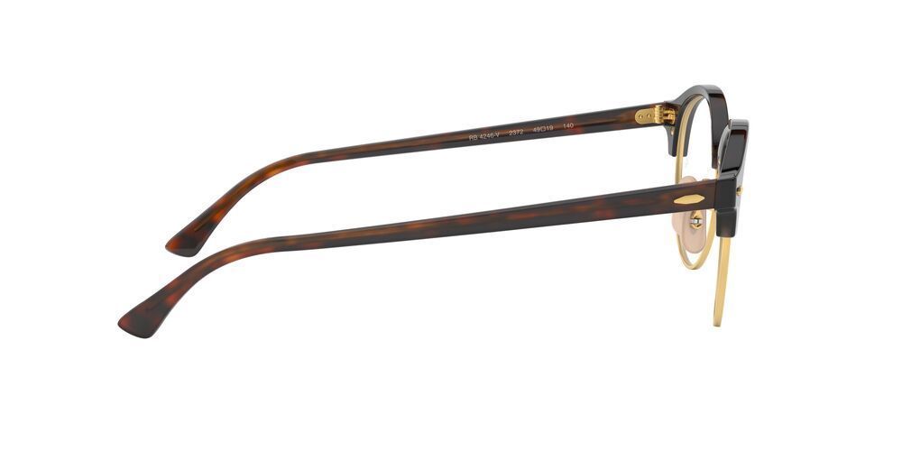 Lentes Ópticos Ray-Ban RX4246V Clubround Havana Unisex-3
