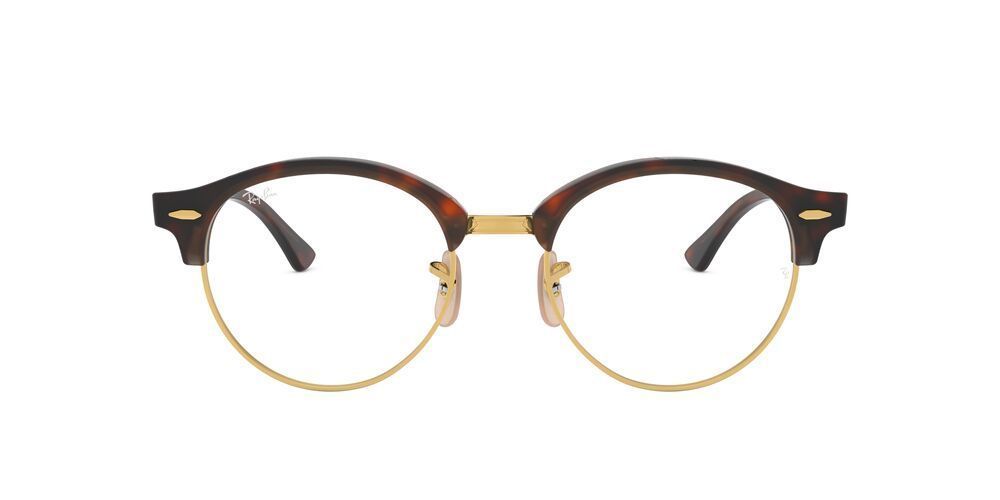 Lentes Ópticos Ray-Ban RX4246V Clubround Havana Unisex-0