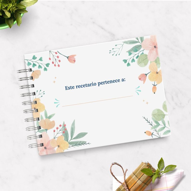 Recetario Floral Cocinar con amor alimenta el alma-1