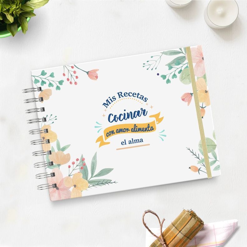 Recetario Floral Cocinar con amor alimenta el alma-0