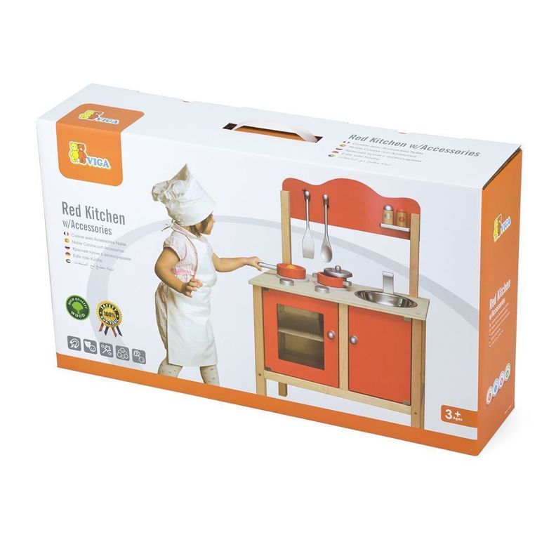 Cocina Mueble con Accesorios Madera-1