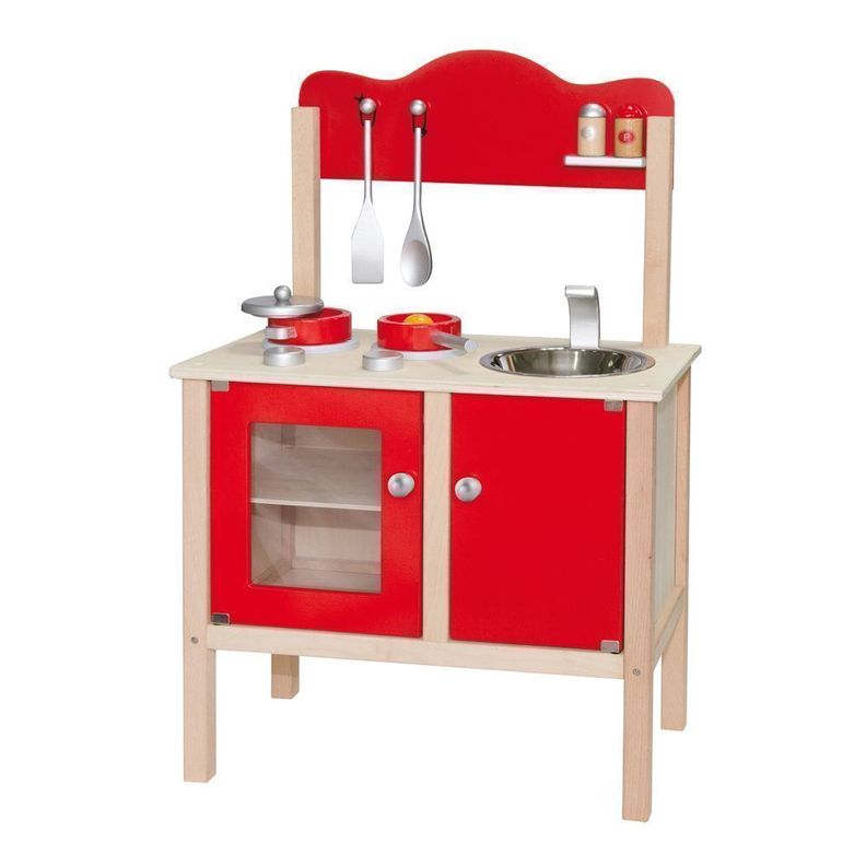 Cocina Mueble con Accesorios Madera-0