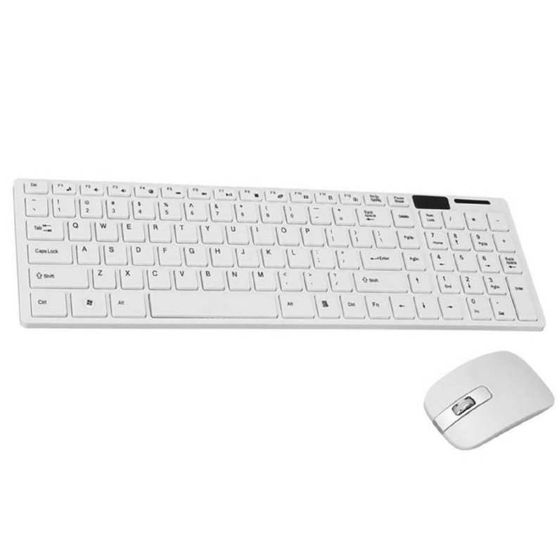 Teclado Mouse DM Blanco0 K-06 Antiderrame-0