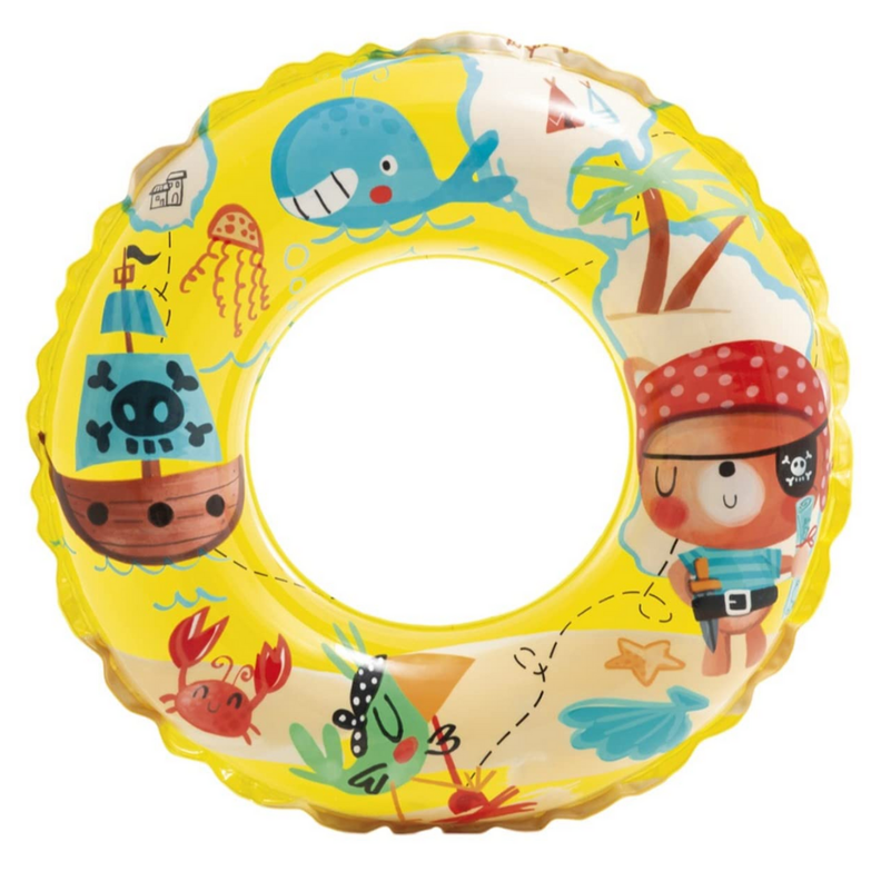 Flotador Inflable Pirata 61 Cm Transparent Ring-0