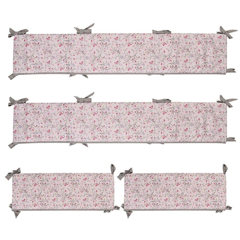 SET ROPA DE CUNA 4 PIEZAS FLOWERS-3