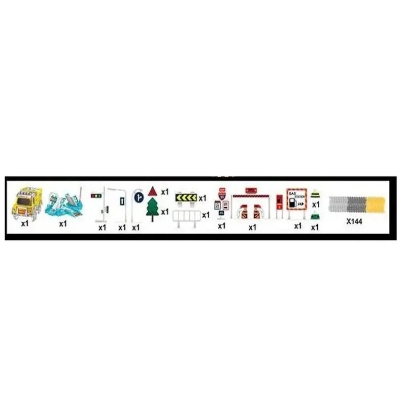 Juguete Pista De Camion Con Giro 360° 165 Piezas Infantil-2