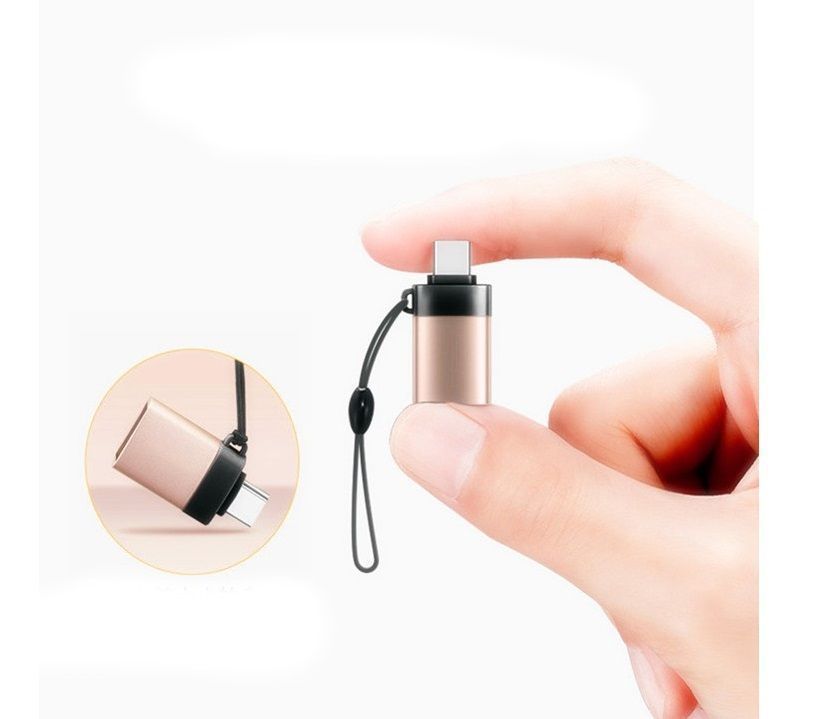 Adaptador Usb 3.0 Tipo C Macho Tipo A Hembra Otg Negro-5