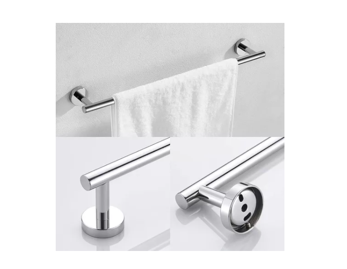 Set De 4 Accesorios De Baño Acero Inoxidable-2