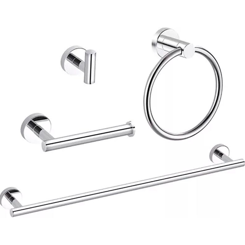 Set De 4 Accesorios De Baño Acero Inoxidable-0