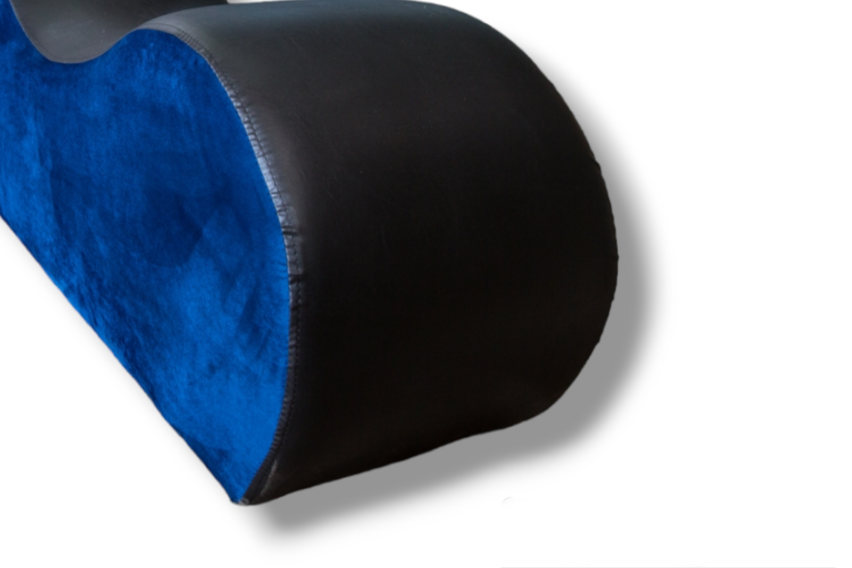 Sillon del amor afrodita azul/negro-2