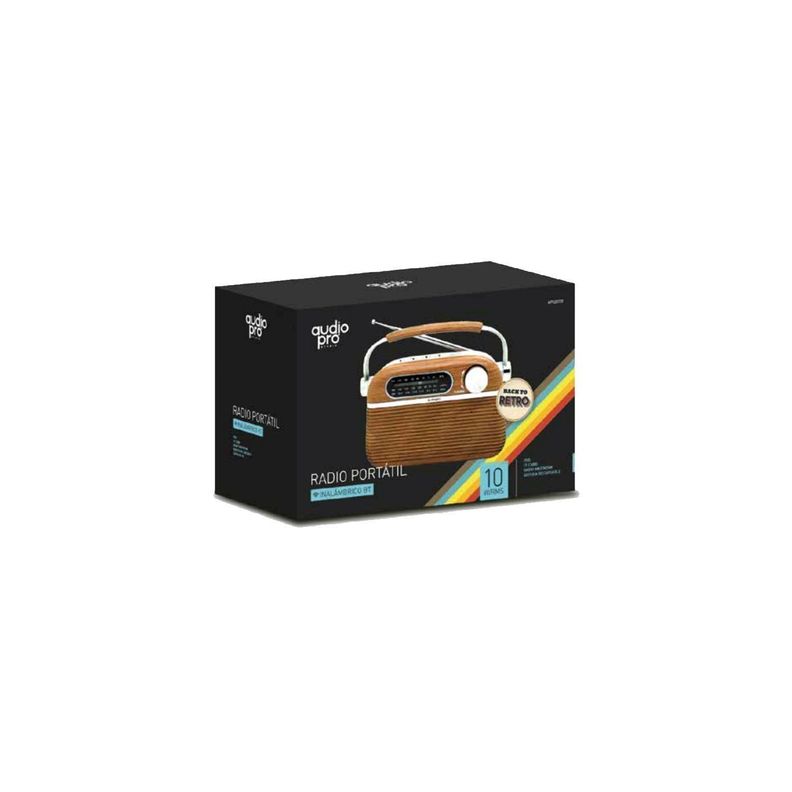 Radio Retro Bluetooth Back To Retro Portátil 10w - PuntoStore-1